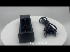 เครื่องชาร์จสล็อต 1 เซลล์แบตเตอรี่ลิตยูไอน 18650