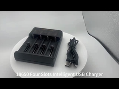4 สล็อต 18650 แบตเตอรี่ชาร์จใหม่ 4.2V 2A สําหรับแบตเตอรี่ลิตยอน Ni-MH Ni-CD