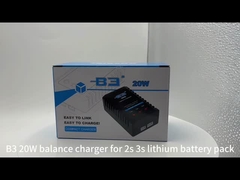 B3 เครื่องชาร์จแบตเตอรี่สมดุล 20W 1.6A สําหรับแบตเตอรี่ลิตียม 2s 3s
