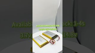 แบตเตอรี่ 605080 แบตเตอรี่ลิเธียมโพลิเมอร์ 3.7V แบตเตอรี่ VS 605080-2S 7.4v 3000mAh แบตเตอรี่ lipo