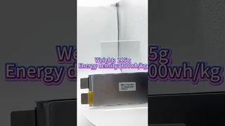 เซลล์แบตเตอรี่ลิเธียมโพลิเมอร์แบบชาร์จไฟได้กึ่งแข็งแรงดันสูง 3.9V 16Ah สำหรับการใช้งาน Rc