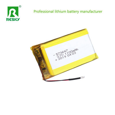 ซื้อ เซลล์แบตเตอรี่พอลิเมอร์ลิตยู 573647 553450 3.7V 1100mAh แบตเตอรี่เก็บพลังงาน online manufacture