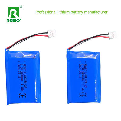 ซื้อ เซลล์ Lipo Li โพลิเมอร์ที่สามารถชาร์จใหม่ได้ 803450 3.7V 1500mAh 5.5wh online manufacture