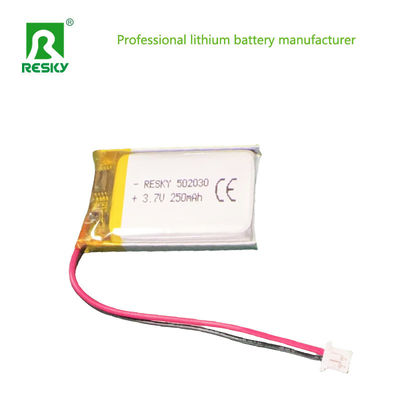 ซื้อ แบตเตอรี่ลิโปโลมิเมอร์ลิตยูม 502030 3.7v 250mAh สําหรับเครื่องเสียงบลูทูธ การผลิตออนไลน์