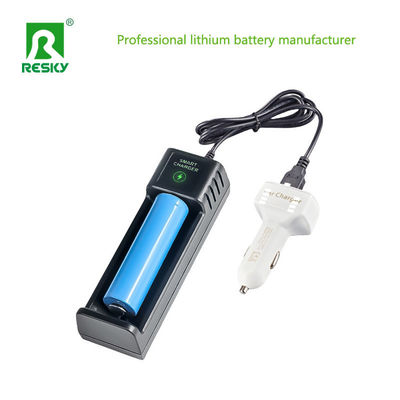 ซื้อ สล็อตเดียว ชาร์จแบตเตอรี่ใหม่ 4.2V USB สมาร์ทสําหรับแบตเตอรี่ Li-ion 18650 online manufacture