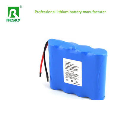ซื้อ แบตเตอรี่ลิทธิียมที่สามารถชาร์จใหม่ได้ แพ็คพลังงาน 18650 7.4V 4400mAh สําหรับกระเบื้องอบอุ่น online manufacture