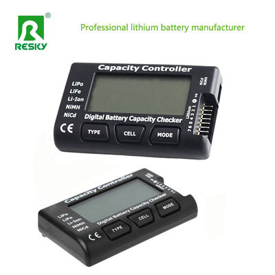 ซื้อ RC อุปกรณ์เสริม LCD Display 2-6s Lithium Battery Voltage Meter Tester Balancer online manufacture