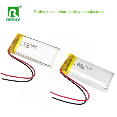 ซื้อ GPS แบตเตอรี่พอลิเมอร์ลิตียม 902040 700mAh 750mAh 3.7V 7.4V แบตเตอรี่ Lipo online manufacture