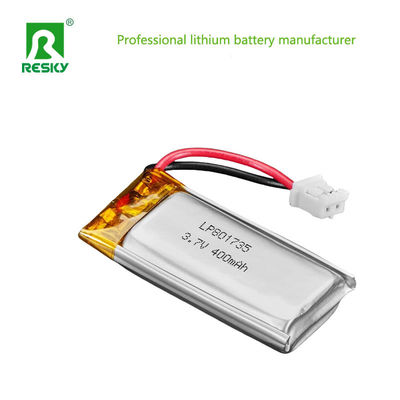 ซื้อ เซลล์ลิเดียมแสงอาทิตย์ 801735 3.7v 400mAh แบตเตอรี่ลิเดียมโพลีเมอร์ online manufacture