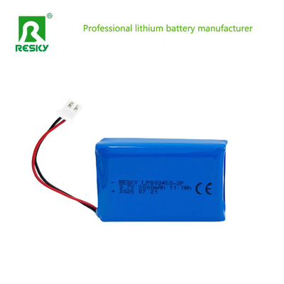 ซื้อ LP803450 2P 3.7V 3000mAh 11.1wh แบตเตอรี่ลิเดียมพอลิเมอร์ที่สามารถชาร์จใหม่ได้ สําหรับ GPS Tracker การผลิตออนไลน์