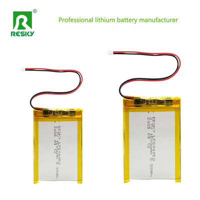 ซื้อ Lithium Polymer Battery Cell 604050 3.7v 1500mAh 5.55wh Bluetooth Speaker Rechargeable Batteries การผลิตออนไลน์