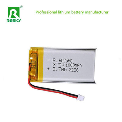ซื้อ แบตเตอรี่ Lipo LP602560 3.7v 4.2v 1000mAh 3.7wh แบตเตอรี่พอลิเมอร์ลิตียมสําหรับล็อคสมาร์ท การผลิตออนไลน์