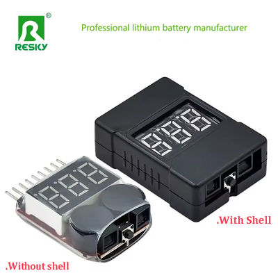 ซื้อ Low Voltage Alarm Buzzer Battery Indicator For 1-8S Lithium Rechargeable Battery Pack การผลิตออนไลน์