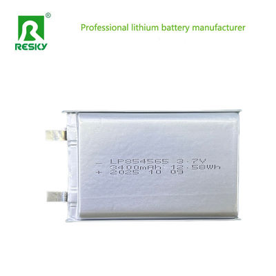 ซื้อ Power Lithium Cell 3.7V 3400mAh 12.58wh Solar Lithium Ion Polymer Battery Pack การผลิตออนไลน์