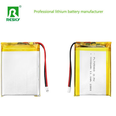 ซื้อ Rechargeable Lifepo4 Battery Cell 705060 3000mAh 3.7V 3.8V Power Lithium Ion Polymer Batteries การผลิตออนไลน์