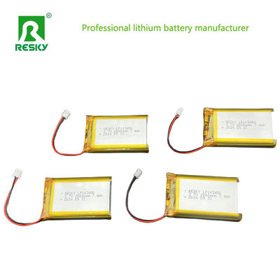 เซลล์แบตเตอรี่พอลิเมอร์ลิตียม 103450 3.7V 1800mAh สําหรับอุปกรณ์การแพทย์