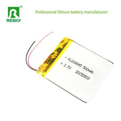 เซลล์แบตเตอรี่พอลิเมอร์ลิตียมดิจิตอล 304045 3.7V 500mAh แบตเตอรี่ Lipo พร้อม PCB