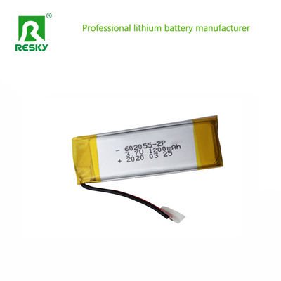 แพ็คแบตเตอรี่ Lipo ที่กําหนดเอง 602055 3.7V 2P 600mAh 1200mAh สําหรับอุปกรณ์การแพทย์