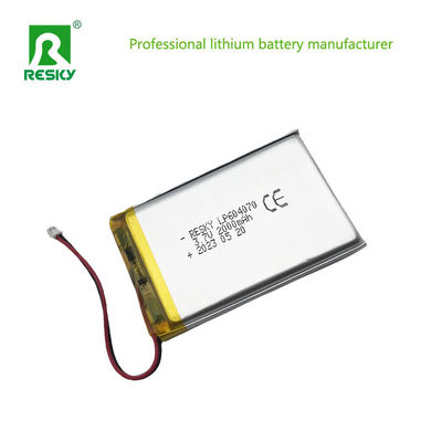 อุปกรณ์การแพทย์พกพา ไลโปเซลล์ 604070 3.7V 2000mAh 7.4wh