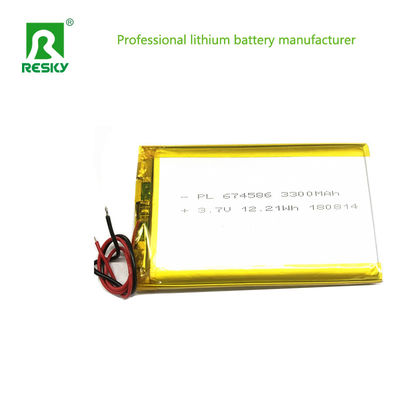 เซลล์แบตเตอรี่พอลิเมอร์ลิตียมพกพา 104060 3000mAh 3.7V 4.2V แบตเตอรี่ Lipo