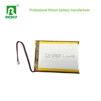 505573 เซลล์พอลิมเมอร์ไอออนลิตியம் 2500mAh 3.7V 7.4V สําหรับอุปกรณ์การแพทย์