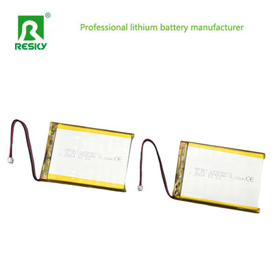 การติดตาม แบตเตอรี่ลิเดียมพอลิมเลอร์ แพ็ค 103759 3.7V 2500mAh พลังงาน