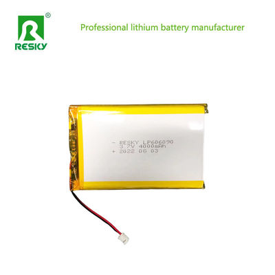 606090 เซลล์แบตเตอรี่พอลิเมอร์ลิตียม 3.7V 4000mAh แรง Li-ion Li-polymer แบตเตอรี่