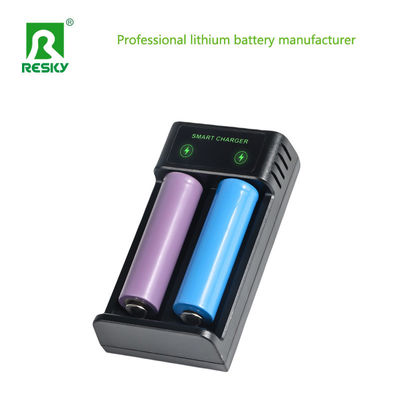 เครื่องชาร์จแบตเตอรี่ฉลาดที่สามารถชาร์จได้ใหม่ สําหรับเซลล์ Li-ion 14500/18350/18500/18650/26650/21700