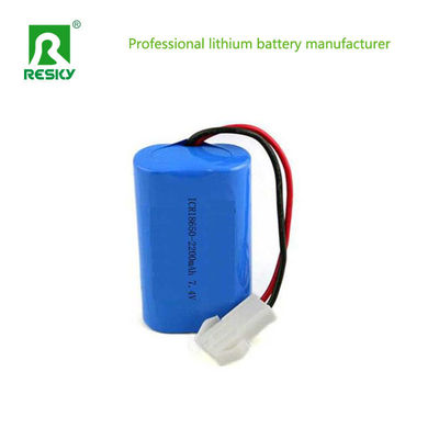 แพคแบตเตอรี่ลิเทียม 16W 18650 7.4V 2s1p 2200mAh