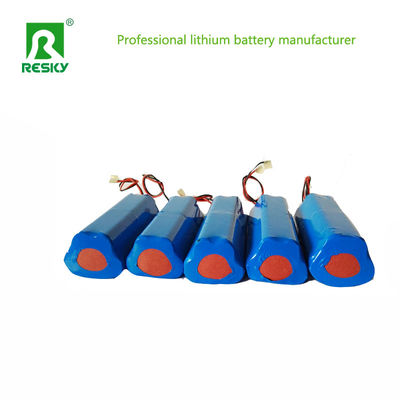 18650 แบตเตอรี่ลิตยูม แพ็ค 18.5V 5200mAh แฟ่ง LED แบตเตอรี่ลิตยูมไอออน