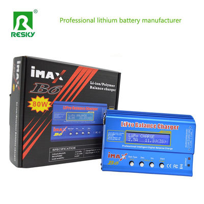 Imaxb6 RC Lipo Balance Charger 80W 1-6A สําหรับ 2-6s แบตเตอรี่พอลิเมอร์ลิตியம்