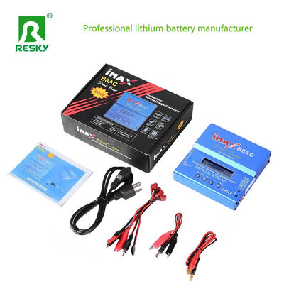 Imax B6AC RC ชาร์จความสมดุล 80W 6A ดิจิตอลจอ LCD แบตเตอรี่ Lipo NiMH