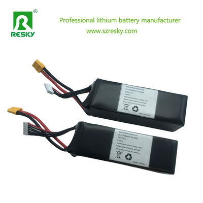 Uav RC แบตเตอรี่ลิตியம்ไอออน 7545135 30c 4200mAh พลังงาน 22.2V