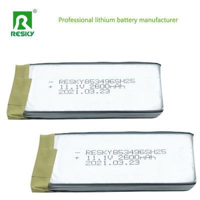 853496 RC Lipo แบตเตอรี่เซลล์ 7.4V 11.1V 2200mAh แบตเตอรี่พอลิเมอร์ลิตยู 25c