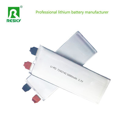 เซลล์แบตเตอรี่พอลิมเมอร์ลิตยูมไอออนที่สามารถชาร์จได้ 7244145 3.7v 5000mAh 18.5wh 30C พลังงาน