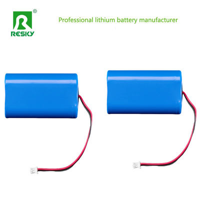 แบตเตอรี่ลิตยูมพลังแสงอาทิตย์ที่สามารถชาร์จได้ 18650 7.4v 3500mAh แบตเตอรี่ลิตยูมไอออนพลังงาน