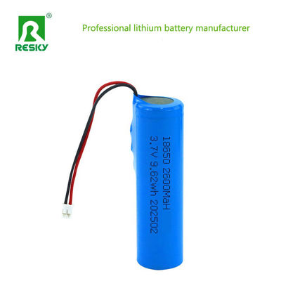 เซลล์ไอออนลิตยูม 3.7V 4.2V 2600mAh เซลล์แบตเตอรี่ลิตยูม