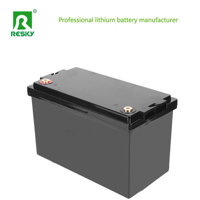 ชุดแบตเตอรี่ลิเธียมไอออนฟอสเฟต (Lifepo4) แบบชาร์จได้ 12.8V 100Ah สำหรับจัดเก็บพลังงานแสงอาทิตย์